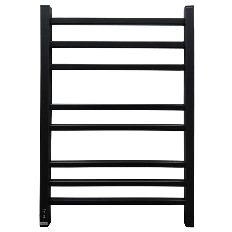 Изображение товара Электрический полотенцесушитель Grois Alex 50x80 см черный матовый RAL9005