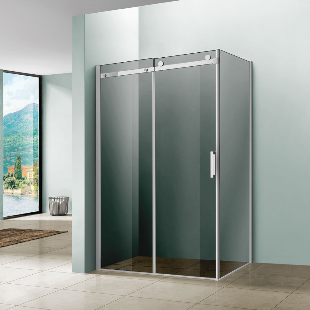 Изображение товара Душевой уголок Vincea Como VSR-1C 120 x 90 см прямоугольный, дверь раздвижная, стекло тонированное, хром, VSR-1C9012CG