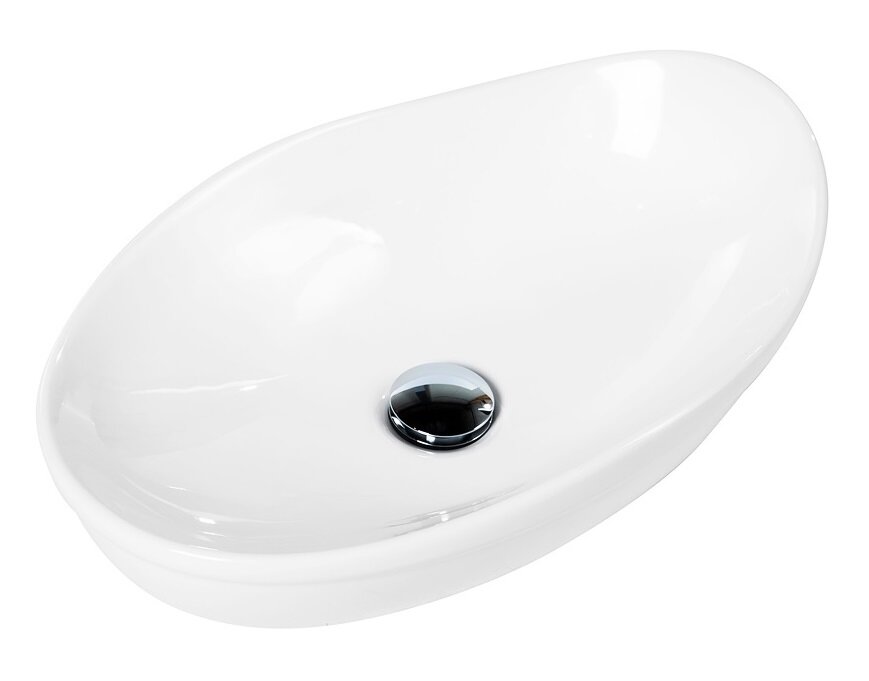 Изображение товара Раковина Belbagno 52 см белая овальная накладная BB1362