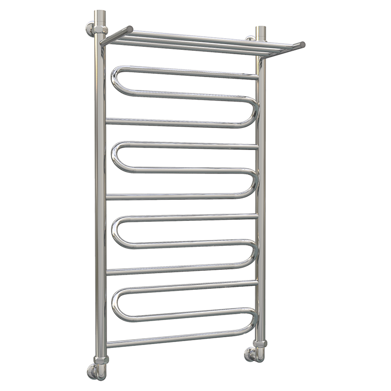 Изображение товара Водяной полотенцесушитель Акванерж Зиг-Заг 50x100 с полкой хром