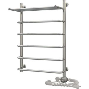 Изображение товара Полотенцесушитель электрический Акванерж Скоба, ширина 60 см, высота 80 см, подключение справа, с полкой, хром, 00-07A8060_R