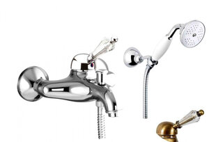 Изображение товара Смеситель для ванны и душа Fiore Imperiale Sky бронза Swarovski 82ZZ5104