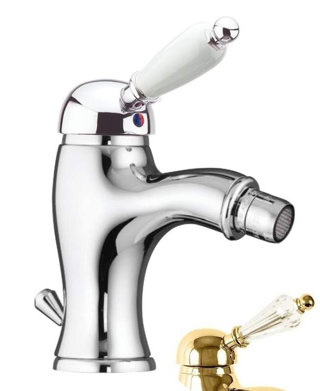 Изображение товара Смеситель для биде Fiore Imperiale золото горизонтальный однорычажный