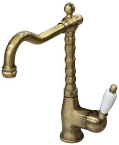 Изображение товара Смеситель для раковины Fiore Imperiale бронза 83ZZ5225 классический поворотный