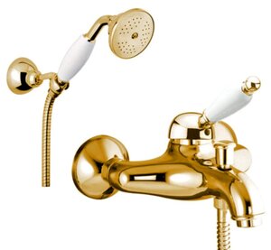 Изображение товара Смеситель Fiore Imperiale для ванны и душа золото 83OO5104 классика