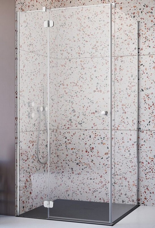 Изображение товара Душевая дверь Radaway Torrenta KDJ 120L, 120 х 195 см, с неподвижной частью, стекло прозрачное, профиль хром, левая, 133212-01-01L