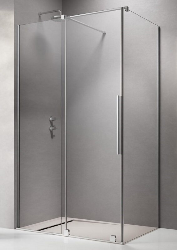 Изображение товара Душевая дверь Radaway Furo KDJ 57,2 x 200 см, прозрачное стекло, хром профиль