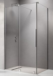 Изображение товара Душевая дверь Radaway Furo KDJ, 57,2 x 200 см, стекло прозрачное, профиль хром, левая, 10104572-01-01L