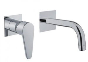 Изображение товара Смеситель для раковины Fiore Kera с встроенным монтажом и хромовым покрытием