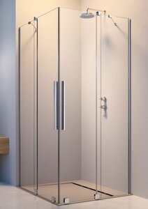 Изображение товара Душевая дверь Radaway Furo KDD, 120 x 200 см, с неподвижной частью, стекло прозрачное, профиль хром, правая, 10105120-01-01R
