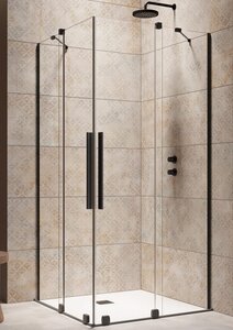 Изображение товара Душевая дверь Radaway Furo KDD Black 90x200 см раздвижная