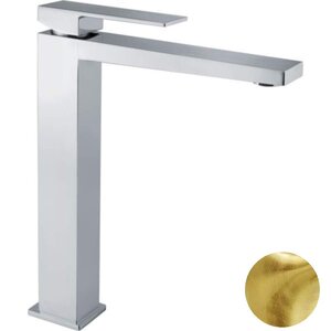 Изображение товара Смеситель Fiore Kube для раковины, матовое золото, 100OZ8517