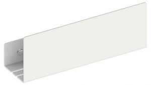 Изображение товара Полочка для душа Keuco со сливными прорезями и интегрированными крючками, цвет белый (RAL 9010), 24952510000