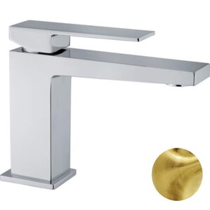 Изображение товара Смеситель Fiore Kube для раковины, матовое золото, 100OZ8515