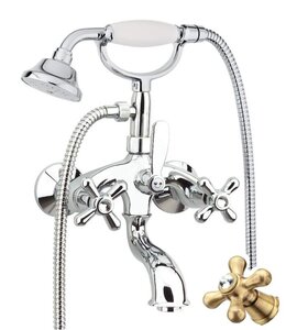 Изображение товара Смеситель для ванны Fiore Margot Sky бронза Swarovski модель 01ZZ0600