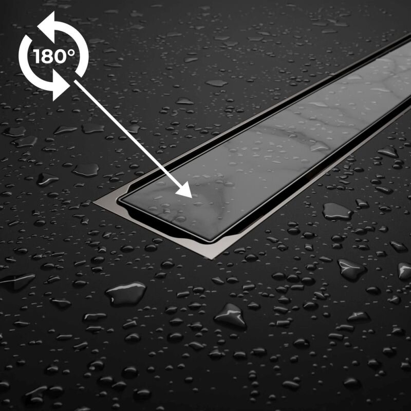 Изображение товара Дренажный канал RGW Shower Drain SDR-22 40 см, решетка под плитку, хром глянцевый