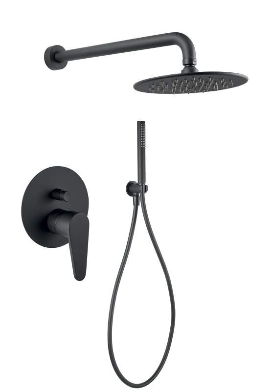 Изображение товара Душевая система Fiore Kera, черный матовый, 88NN7554