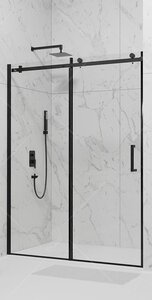 Изображение товара Душевая дверь RGW TO-14B, 150 х 195 см раздвижная, стекло прозрачное, профиль черный, 02071415-14