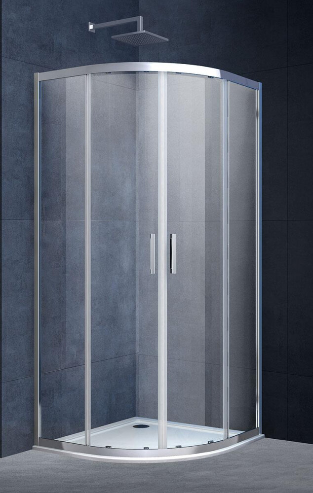 Изображение товара Душевой уголок Vincea Alpha VSQ-3AL 90x90 стекло хром раздвижная четверть круга