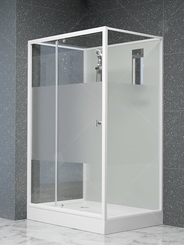 Изображение товара Душевая кабина RGW Andaman AN-207 80x100 см стекла закаленные распашная комплект