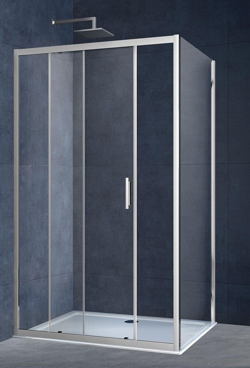Изображение товара Душевой уголок Vincea Alpha VSS-3AL 120x80 см прямоугольный раздвижной стекло хром Италия