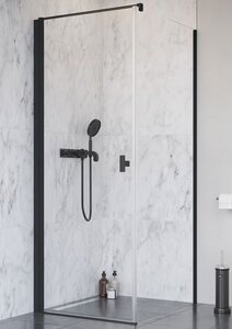 Изображение товара Душевой уголок Radaway Nes Black KDJ I, 80 x 80 см, левая дверь, стекло прозрачное, профиль черный