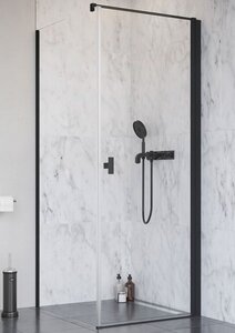 Изображение товара Душевой уголок Radaway Nes Black KDJ I, 80 x 80 см, правая дверь, стекло прозрачное, профиль черный