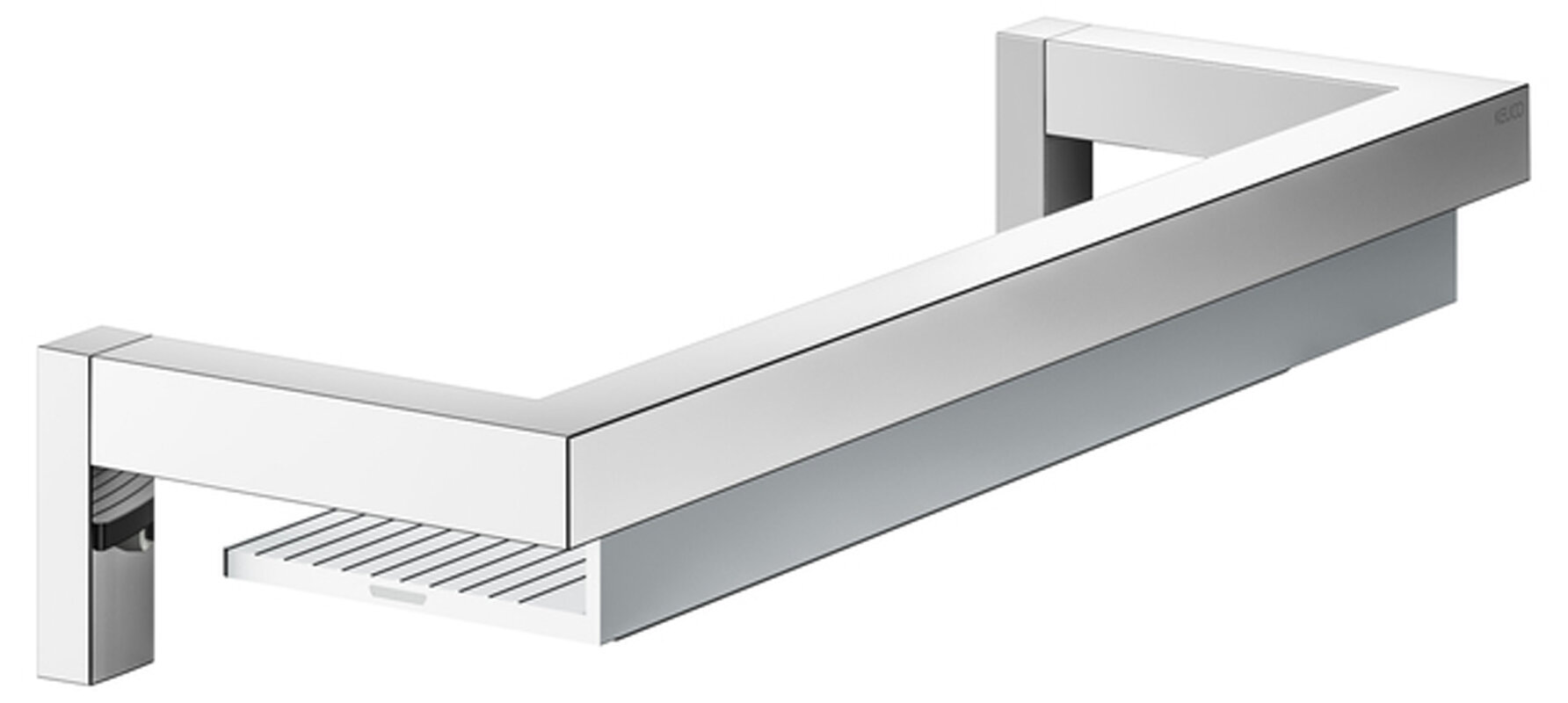 Изображение товара Полка для душа со встроенным стеклоочистителем Keuco Edition 90 Square 360 мм хром