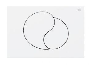 Изображение товара Клавиша смыва Iddis Unifix UNI02MWi77 универсальная, матовый белый