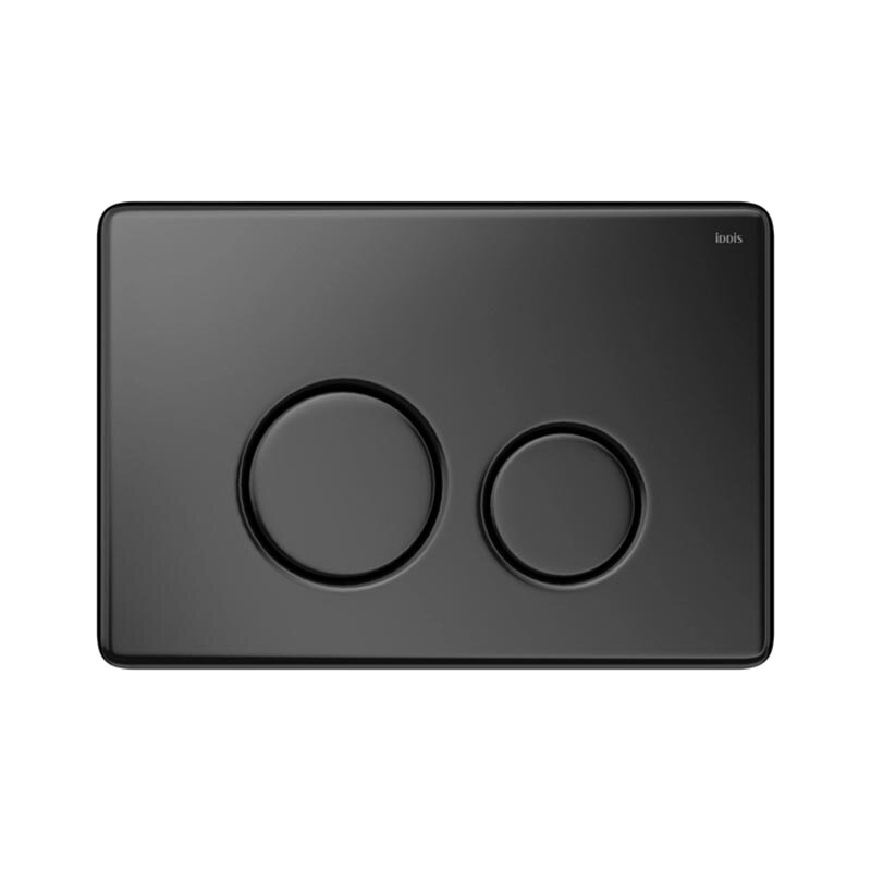 Изображение товара Клавиша смыва Iddis Unisteel UNS01MBi77 матовый черный для унитаза