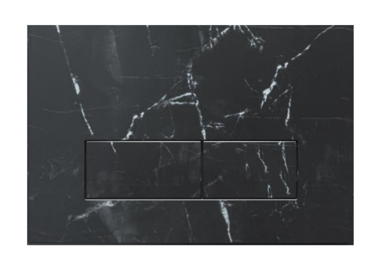 Изображение товара Клавиша смыва Iddis On-X ONX01B0i77 универсальная, чёрный мрамор