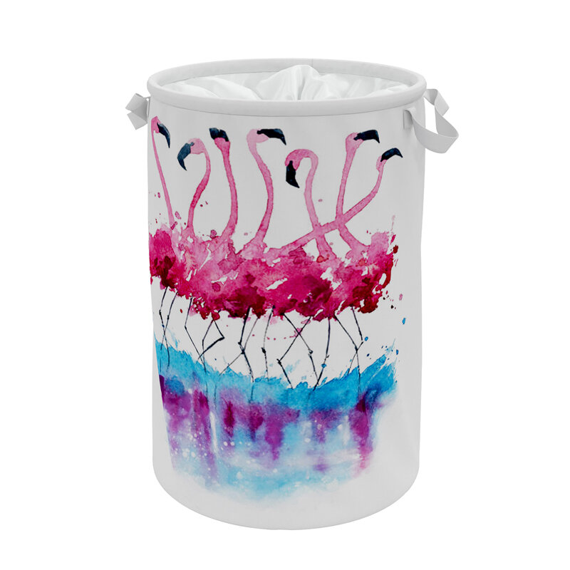 Изображение товара Корзина для белья WasserKraft Lossa WB-811, 75.2 л, разноцветная, напольная