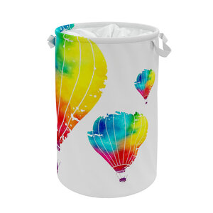 Изображение товара Корзина для белья WasserKraft Rossel WB-572, напольная, объем 75.2 л, яркий дизайн