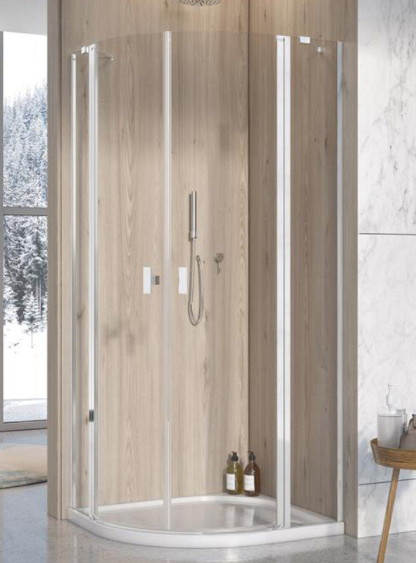 Изображение товара Душевой уголок Radaway Nes PDD II 90L 80R с асимметричной формой и покрытием Easy Clean