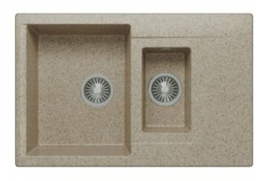 Изображение товара Кухонная мойка Polygran Brig Brig-770 песочный № 302-770 77 см