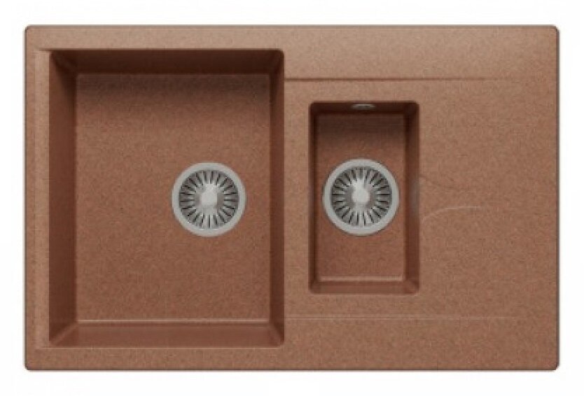 Изображение товара Кухонная мойка Polygran Brig-770 77 см терракот