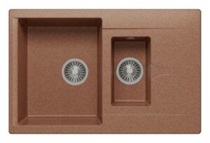 Изображение товара Кухонная мойка Polygran Brig-770 77 см терракот