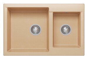 Изображение товара Кухонная мойка Polygran Brig-772 бежевый 77.2 см искусственный гранит