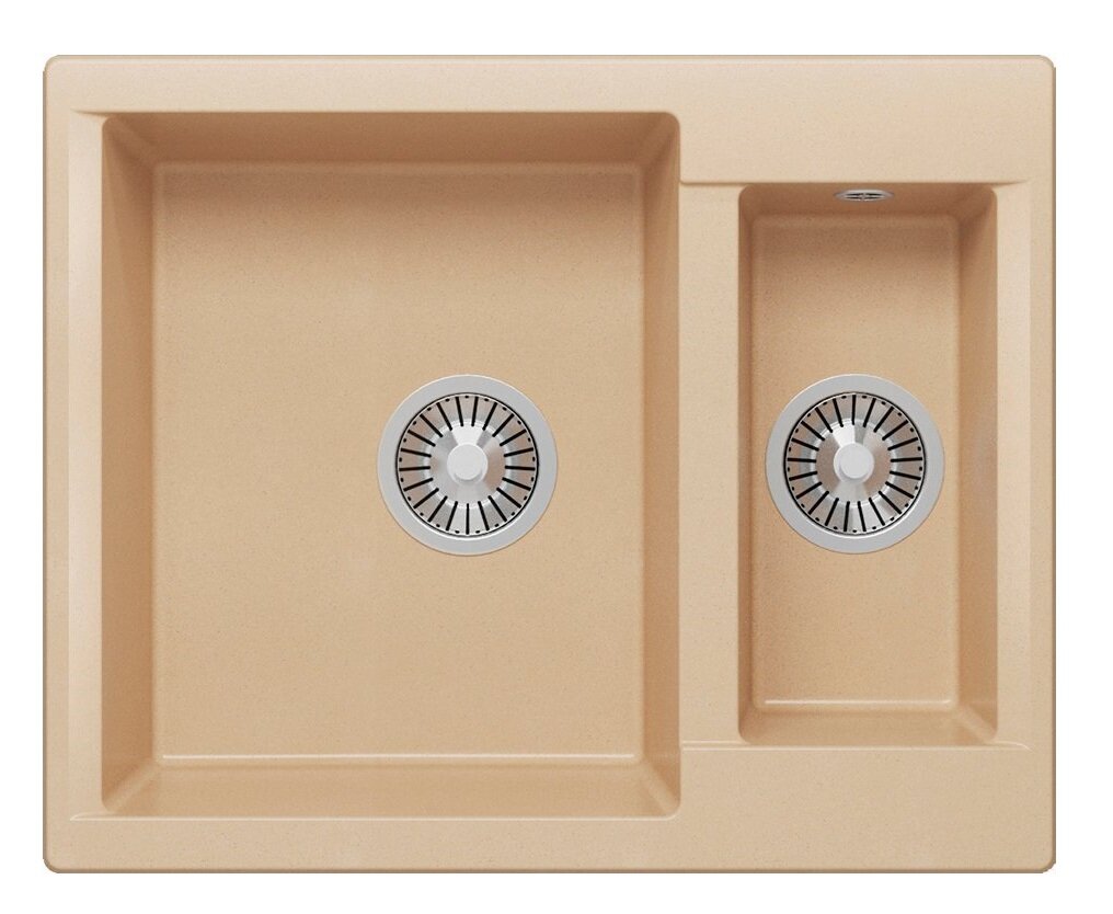 Изображение товара Кухонная мойка Polygran Brig-620 бежевый 62 см искусственный гранит