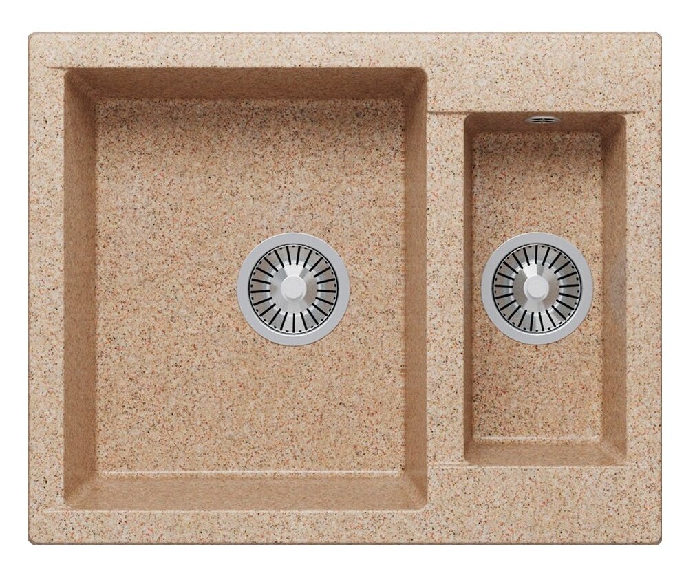 Изображение товара Кухонная мойка Polygran Brig-620 песочный 62 см искусственный гранит