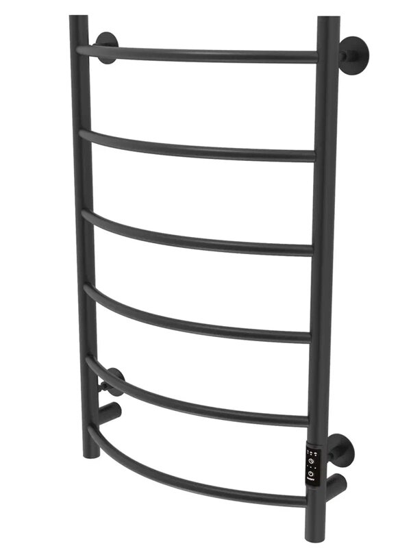 Изображение товара Электрический полотенцесушитель Глория П6 50x80 см черный матовый терморегулятор