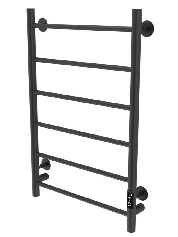 Изображение товара Полотенцесушитель электрический TERMOsmart Премьер П6, ширина 50 см, высота 80 см, подключение справа, черный матовый, PR50/80BKE