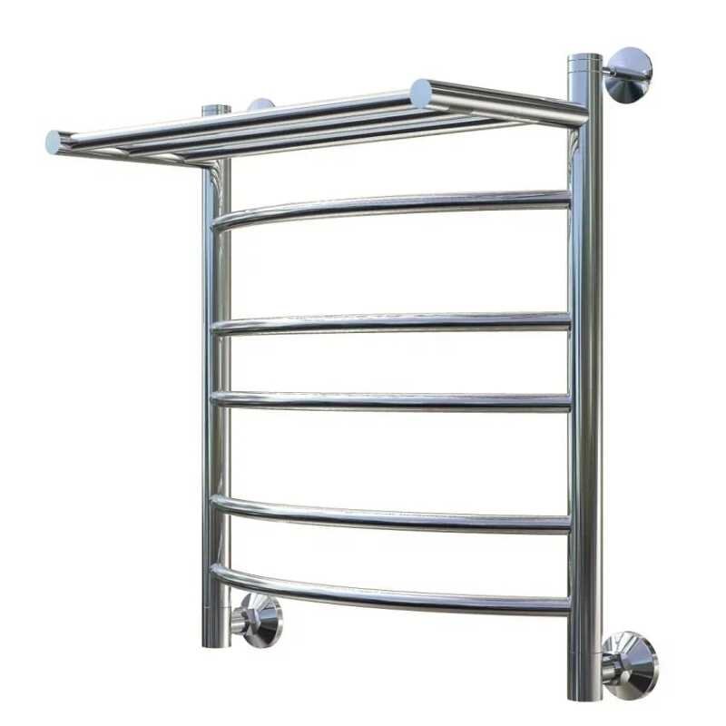 Изображение товара Полотенцесушитель водяной TERMOsmart Глория 60x50, 9П, ширина 50 см, высота 60 см, с полкой, хром, GR50/60P
