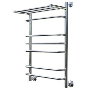Изображение товара Полотенцесушитель водяной TERMOsmart Стандарт 80x50, 9П, ширина 50 см, высота 80 см, с полкой, хром, SR50/80P