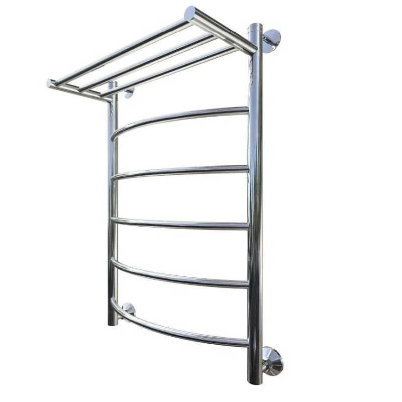 Изображение товара Водяной полотенцесушитель TERMOsmart Комфорт 80x50 с полкой хром нержавеющая сталь