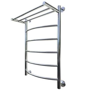 Изображение товара Водяной полотенцесушитель TERMOsmart Комфорт 80x50 с полкой хром нержавеющая сталь