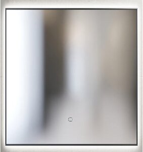 Изображение товара Зеркало Sanvit Панорама Black 50 см с подсветкой, сенсорный выключатель, черный, zpan50bl