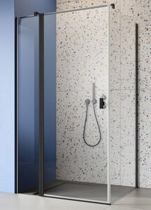 Изображение товара Душевой уголок Radaway Nes Black KDJ II, 90 x 70 см, левая дверь, стекло прозрачное, профиль черный