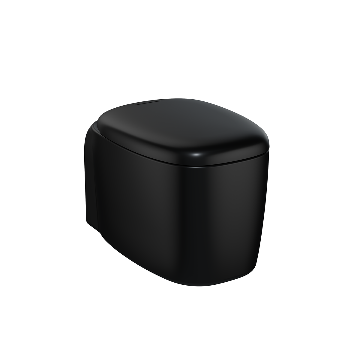 Изображение товара Подвесной унитаз Vitra Plural 7830B483-0075 черный матовый безободковый дизайн