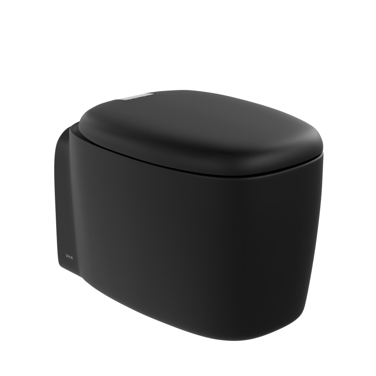 Изображение товара Подвесной безободковый унитаз VitrA Plural 7830B483-0075, черный матовый